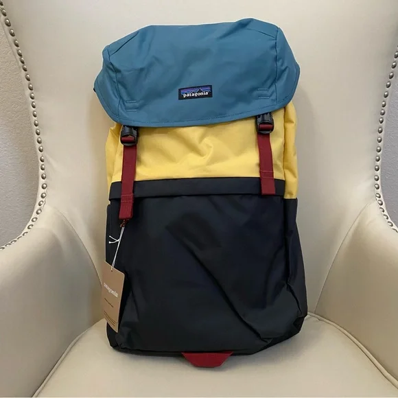 New with Tag Patagonia multicolored color block lightweight backpack size - Picture 3 of 10